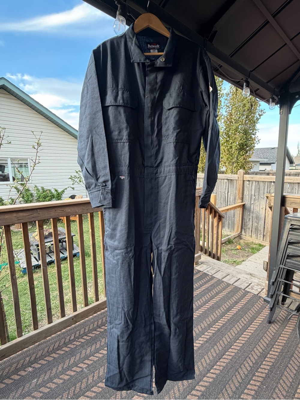 Bulwark Mens Flame Resistant Coverall
